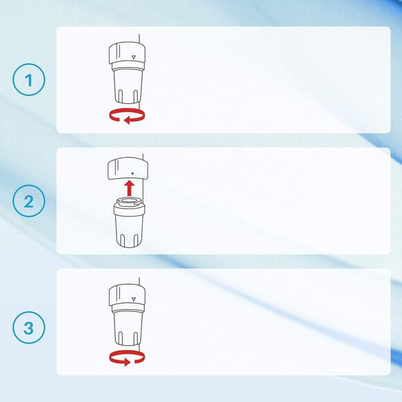 SpiroPure SP-GSMW NSF Certified Refrigerator Water Filter Replacement Sealed - Picture 6 of 6